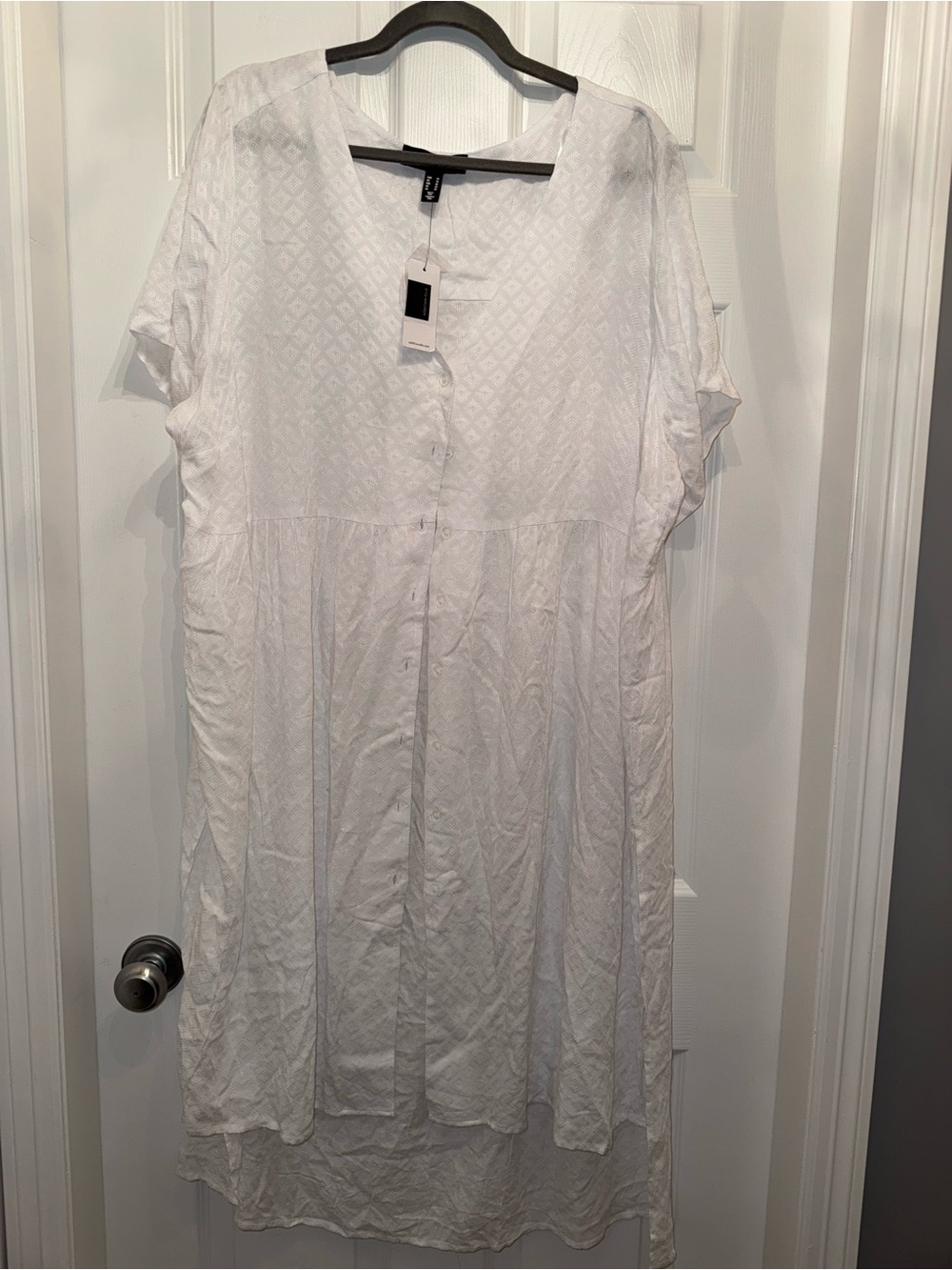 Penningtons Love & Legend White Midi Button-Front
